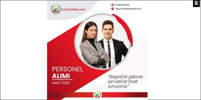 KOOPBANK’TA PERSONEL ALIMI