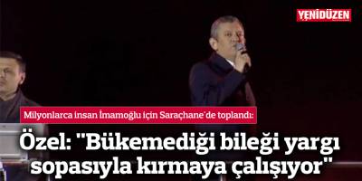 "Bükemediği bileği yargı sopasıyla kırmaya çalışıyor"