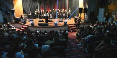 Lefkoşa Belediye Orkestrası Çocuk ve Gençlik Korosu konser verdi