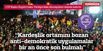 "Kardeşlik ortamını bozan anti-demokratik uygulamalar bir an önce son bulmalı"