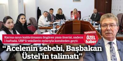 “Acelenin sebebi, Başbakan Üstel’in talimatı”