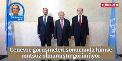 Cenevre görüşmeleri sonucunda kimse mutsuz olmamıştır görünüyor