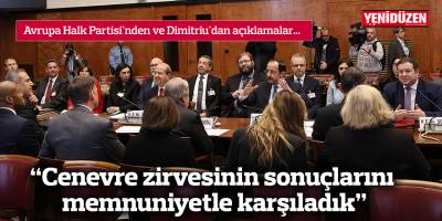 “Cenevre zirvesinin sonuçlarını memnuniyetle karşıladık”