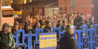 Mağusa'daki "sivil darbe" eylemine polis engeli: Gözaltılar var