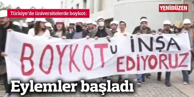 Türkiye'de üniversitelerde boykot