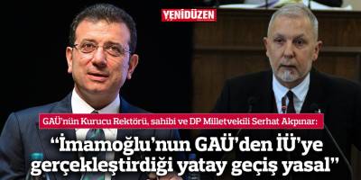 “İmamoğlu’nun GAÜ’den İÜ’ye gerçekleştirdiği yatay geçiş yasal”