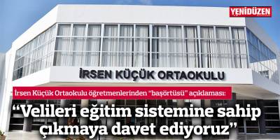 “Velileri eğitim sistemine sahip çıkmaya davet ediyoruz”