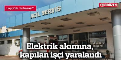 Elektrik akımına kapılan işçi yaralandı