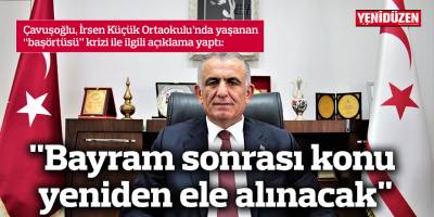 "Bayram sonrası konu yeniden ele alınacak"