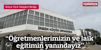 “Öğretmenlerimizin ve laik eğitimin yanındayız"