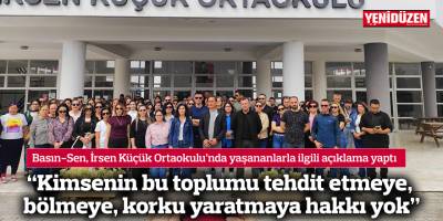 “Kimsenin bu toplumu tehdit etmeye, bölmeye, korku yaratmaya hakkı yoktur”