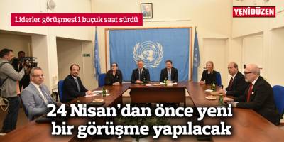 Liderler görüşmesi 1 buçuk saat sürdü