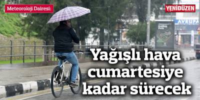 Yağışlı hava cumartesiye kadar sürecek