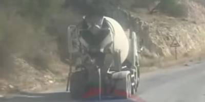 Yola beton artığı dökerek seyahat eden kamyon sürücüsüne ceza...