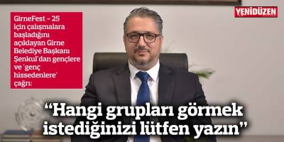 “Hangi grupları görmek istediğinizi lütfen yazın”