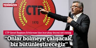 "Onlar bölmeye çalışacak, biz bütünleştireceğiz"