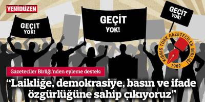 "Laikliğe, demokrasiye, basın ve ifade özgürlüğüne sahip çıkıyoruz"
