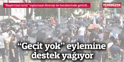 “Geçit yok” eylemine destek yağıyor