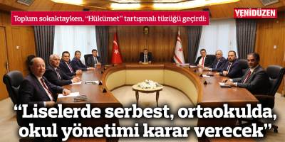 Toplum sokaktayken, “Hükümet” tartışmalı tüzüğü geçirdi