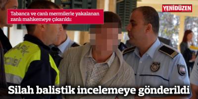 Silah balistik incelemeye gönderildi