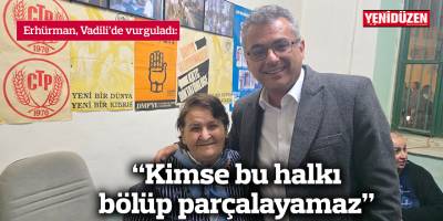 “Kimse bu halkı bölüp parçalayamaz”