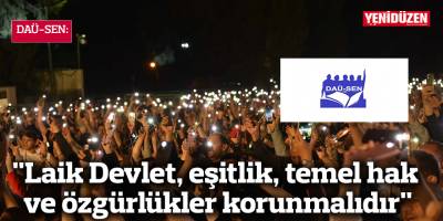 "Laik Devlet, eşitlik, temel hak ve özgürlükler korunmalıdır"
