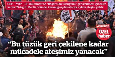 “Bu tüzük geri çekilene kadar mücadele ateşimiz yanacak”