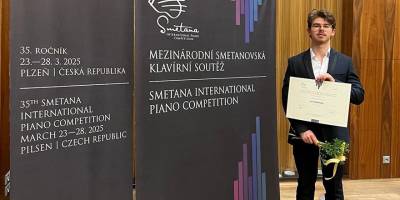 Genç piyanist Can Sakkaoğlu’na Çek Cumhuriyeti’nde üçüncülük ödülü