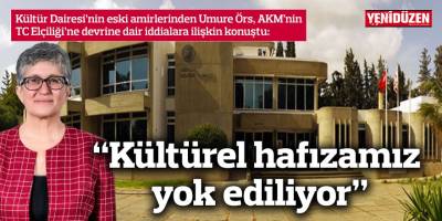 “Kültürel hafızamız yok ediliyor”