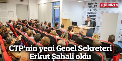 CTP'nin yeni Genel Sekreteri Erkut Şahali