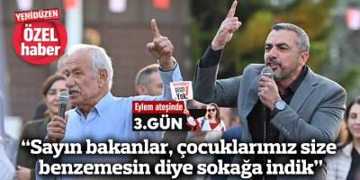 “Sayın bakanlar, çocuklarımız size benzemesin diye sokağa indik”