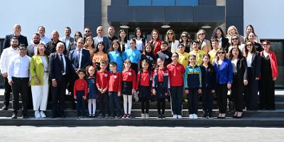 Güzelyurt Belediye Başkanı Özçınar, Çocuk Meclisini kabul etti