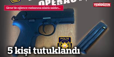 5 kişi tutuklandı