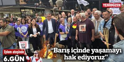 “Barış içinde yaşamayı hak ediyoruz”