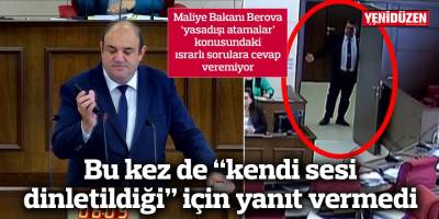 Bu kez de “kendi sesi dinletildiği” için yanıt vermedi