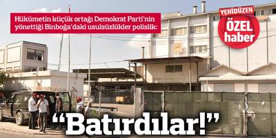 “Batırdılar!”