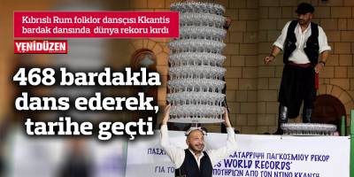 468 bardakla dans ederek, tarihe geçti