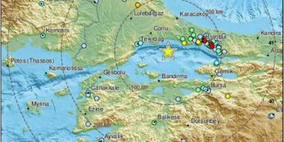 İstanbul'da 6.2 büyüklüğünde deprem