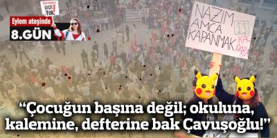 Eylem ateşi, 8’inci gününde Mağusa’da yandı