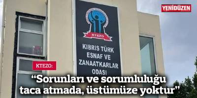 “Sorunları ve sorumluluğu taca atmada, dışardan birini hedef göstermede maalesef üstümüze yoktur”