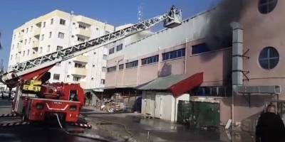 Mağusa Önder Alışveriş Merkezi’nde yangın