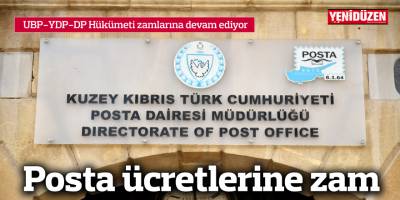 Posta ücretlerine zam