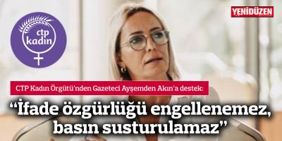 "İfade özgürlüğü engellenemez, basın susturulamaz"