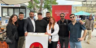 CTP Gençlik Örgütü Girne İlçesi’nden imza kampanyası ve eyleme katılımı çağrısı