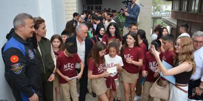 Astronot Alper Gezeravcı, Yakın Doğu öğrencileri ile buluştu