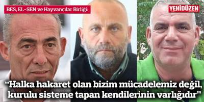 “Halka hakaret olan bizim mücadelemiz değil, kurulu sisteme tapan kendilerinin varlığıdır”