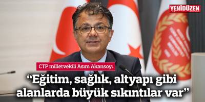 “Eğitim, sağlık, altyapı gibi alanlarda büyük sıkıntılar var”