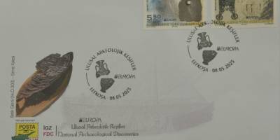 “Europa Ulusal Arkeolojik Keşifler” konulu pul serisi yarın satışa çıkıyor