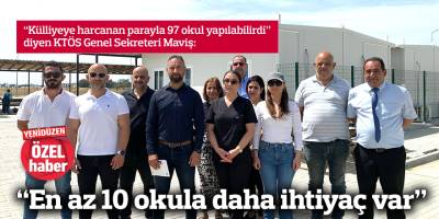 “En az 10 okula daha ihtiyaç var”