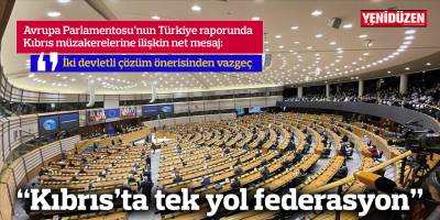“Kıbrıs’ta tek yol federasyon”